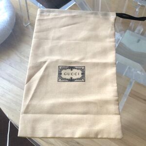 Gucci dust bag 9x14.5 inches